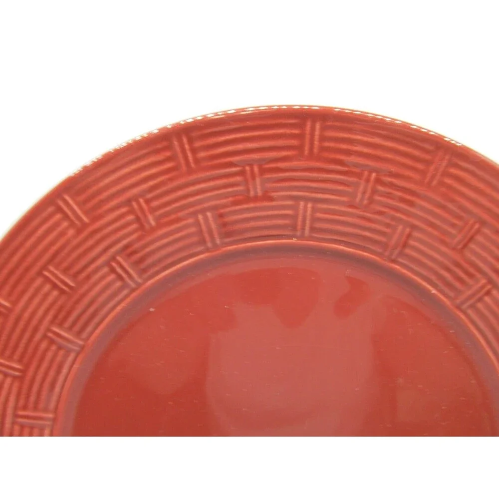 Pier 1 Rattan Basket Weave Rust 8.25